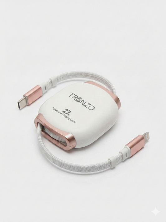 TRONZO DC-09 27W USB-C to Lightning Retractable Fast Charge Cable