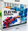 Electric Water Gun with Lighting Effect – Modern Appearance Continuous Spray Toy (Red/Blue)