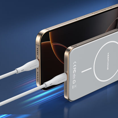 Brendy 10000mAh Magnetic Power Bank – Kevlar Finish, 20W PD & 15W MagSafe Wireless Charging