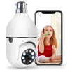 360° Panoramic Light Bulb Security Camera WiFi 1080p with Motion Tracking, Two-Way Audio & Night Vision (K-803)