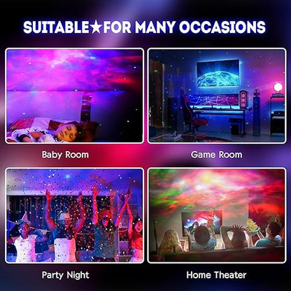 Astronaut Galaxy Star Projector Night Light with Remote & Timer – 360° Adjustable LED Space Lamp for Kids Bedroom