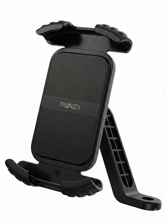 TRONZO PH-07 Motorcycle Phone Stand – 360° Rotating Handlebar Mobile Holder