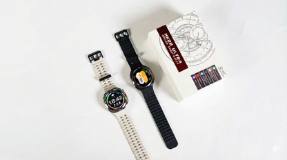 Wearfit HK28 Ultra Smartwatch – 1.43” AMOLED, Bluetooth Calling & AI Health Tracker