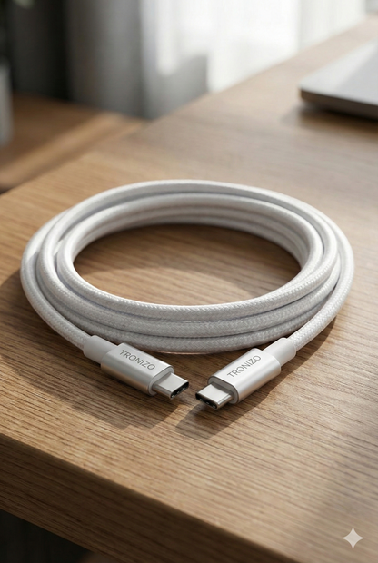 TRONZO USB-C to USB-C Data Cable 2 Meter (65W)