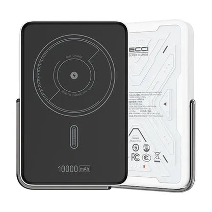 Recci Warrior 10000mAh Portable Power Bank – 20W PD Fast Charging & 15W Wireless Charging