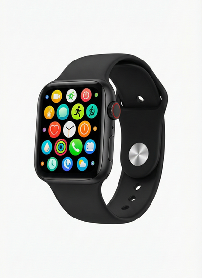 HW12 Smartwatch Series 6 - 1.57" Full Touch Screen Fitness Tracker with Bluetooth Calling, Heart Rate Monitor & IP67 Waterproof - Compatible with iOS & Android