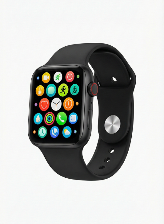 HW12 Smartwatch Series 6 - 1.57" Full Touch Screen Fitness Tracker with Bluetooth Calling, Heart Rate Monitor & IP67 Waterproof - Compatible with iOS & Android