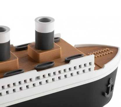 Ship-Shaped Aroma Diffuser & Humidifier with 7-Color Ambient LED Light