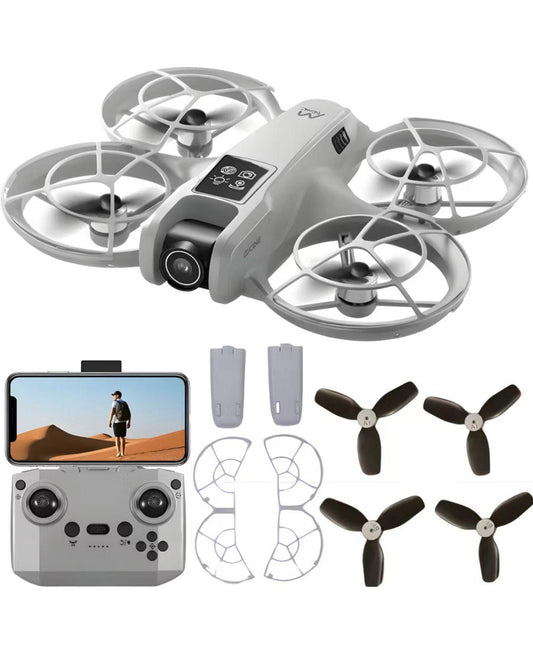 M88 Mini FPV Camera Drone with 180° Adjustable Camera & Brushless Motors