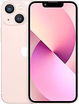 Apple iPhone 13 mini with diagonal dual rear cameras