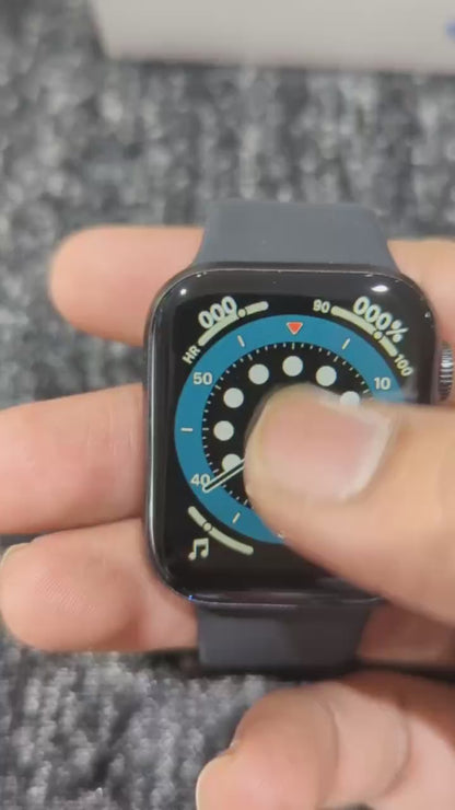 HW12 Smartwatch Series 6 - 1.57" Full Touch Screen Fitness Tracker with Bluetooth Calling, Heart Rate Monitor & IP67 Waterproof - Compatible with iOS & Android