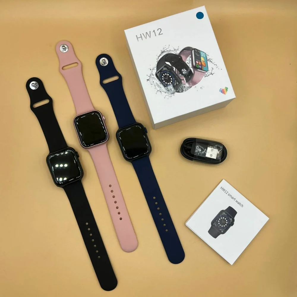 HW12 Smart Watch Black