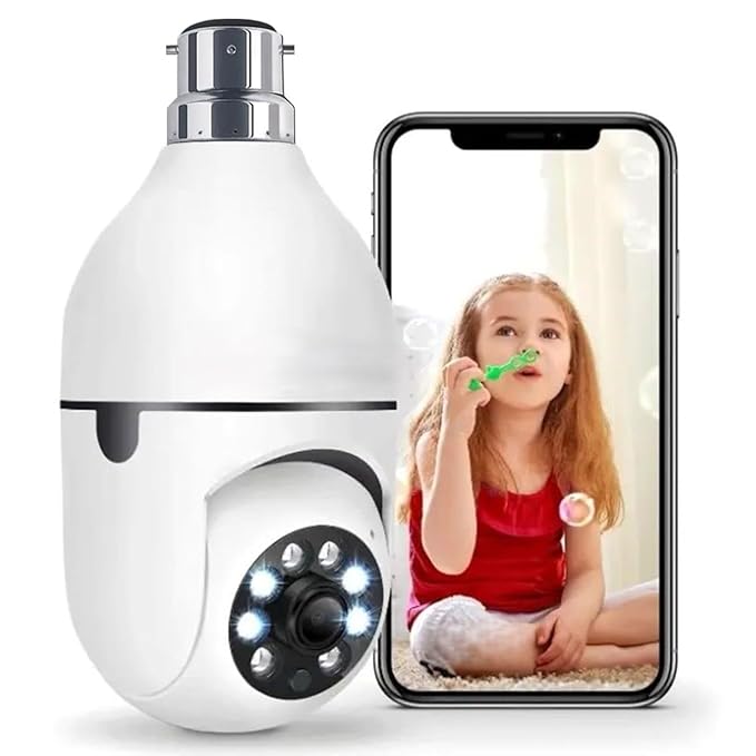 360 Panoramic Light Bulb Security Camera WiFi 1080P With Motion Tracking Two Way Audio & Night Vision K 803