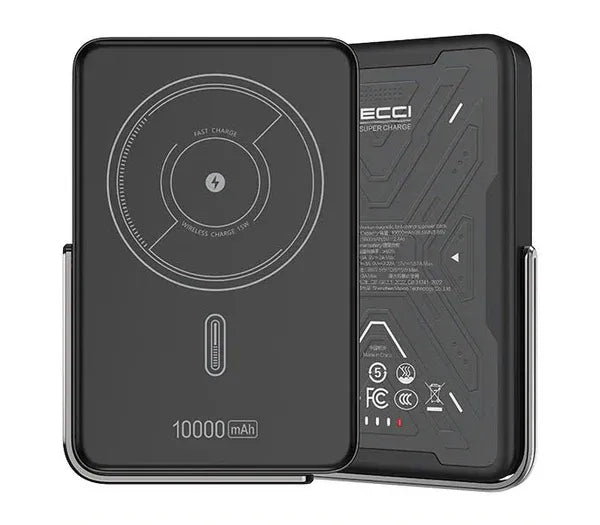 Recci Warrior 10000MAH Portable Power Bank 20W PD Fast Charging & 15W Wireless Charging