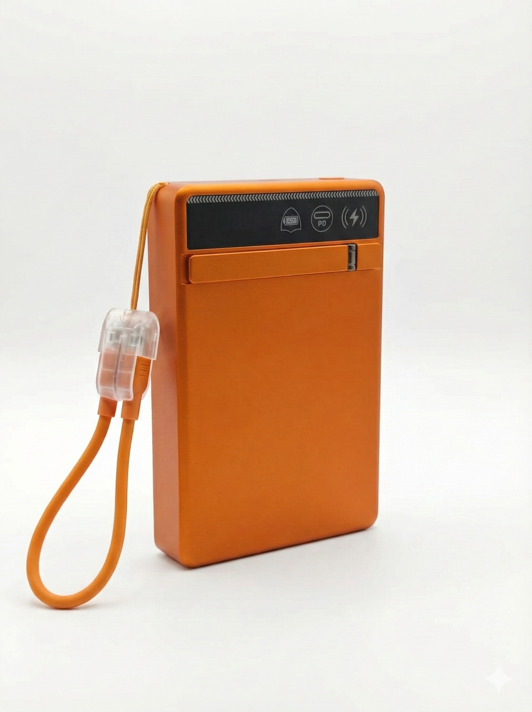 Ultra Slim 10 000MAH Wireless Power Bank With Fast Charging & Lanyard