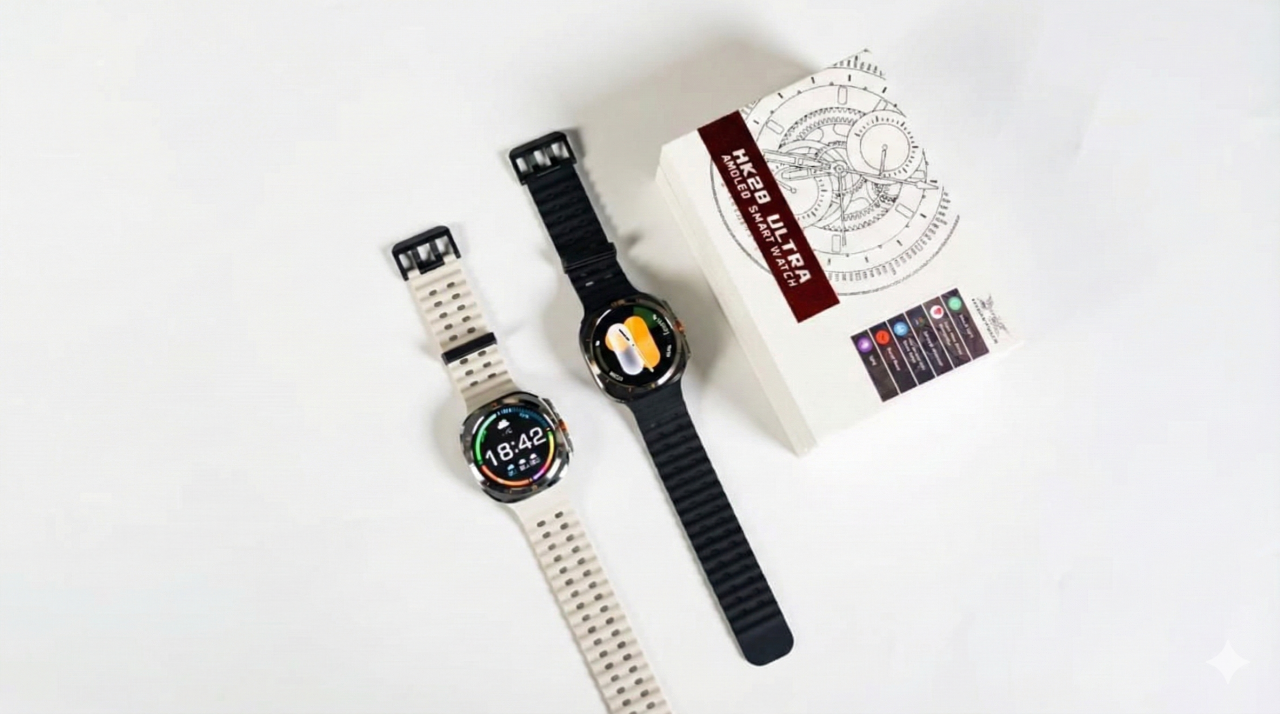 Wearfit HK28 Ultra Smartwatch 1 43 Amoled Bluetooth Calling & AI Health Tracker